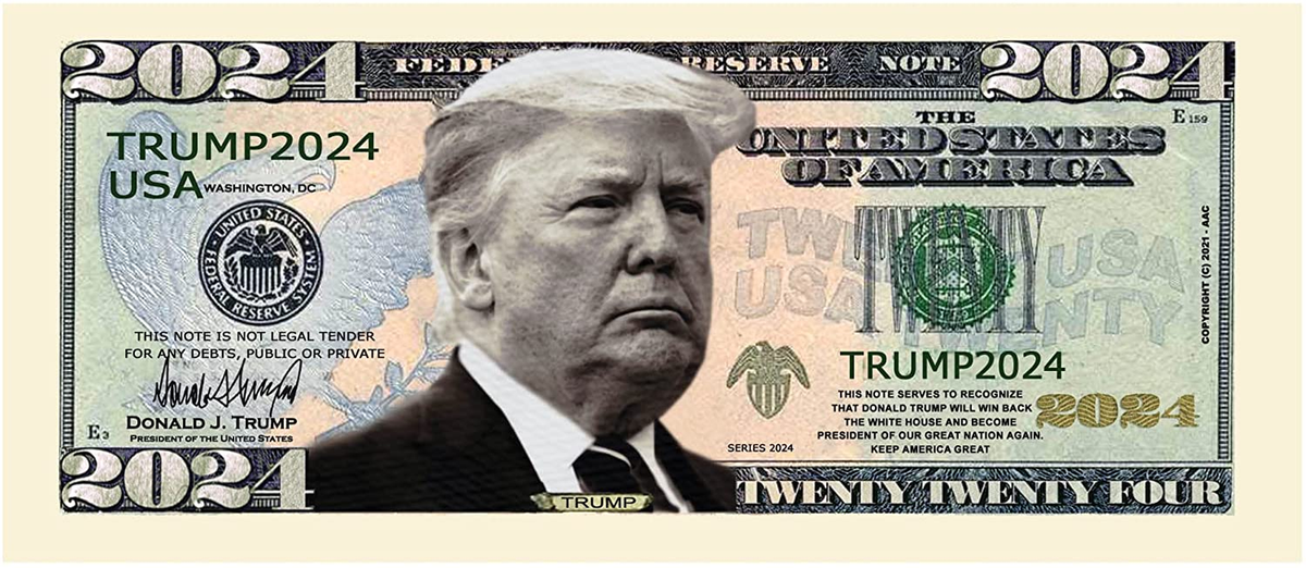 Donald Trump Flag FREE SHIPPING 100 Dollar Bill Face USA Trump