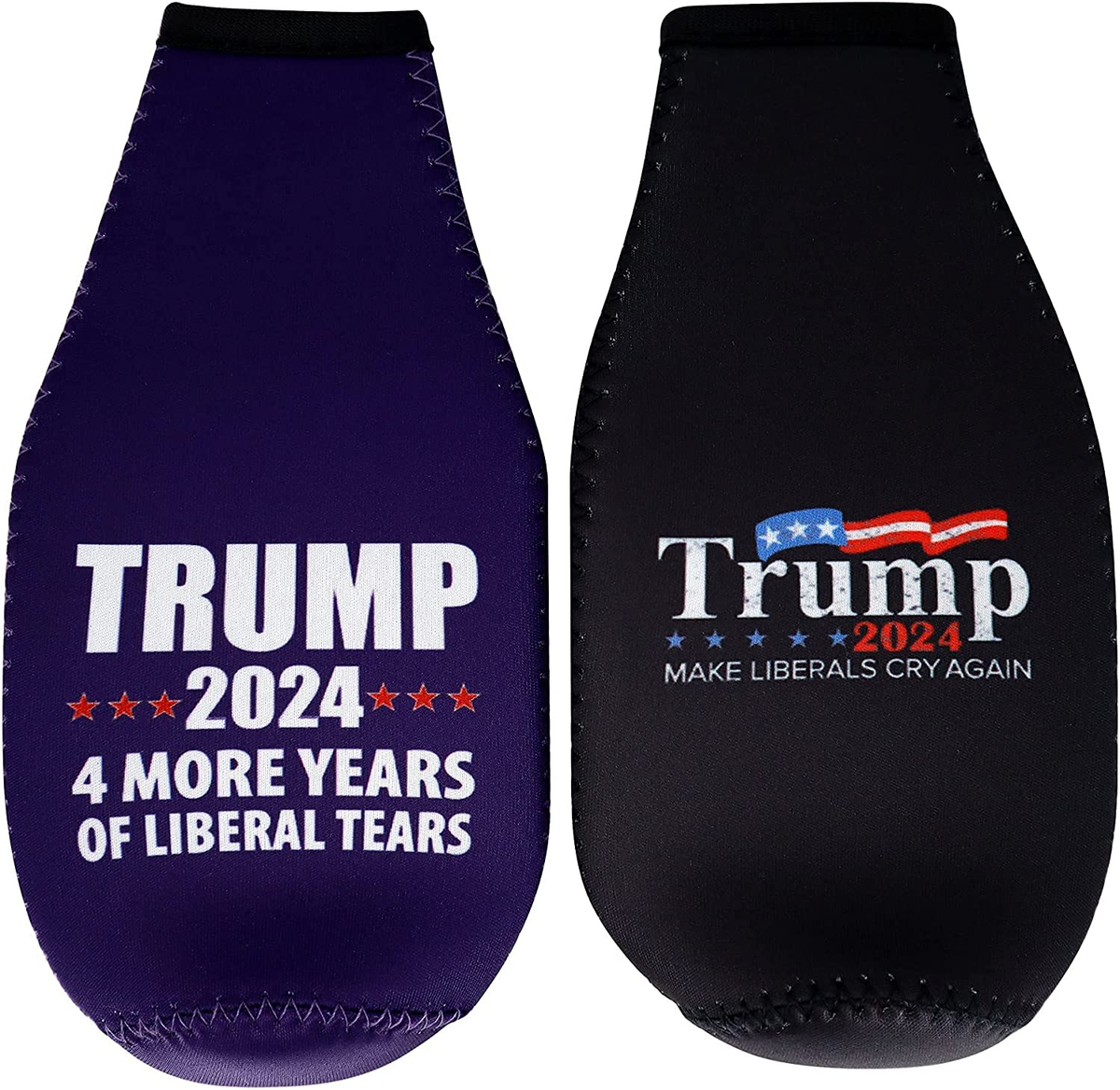  Trump 2024 Beer Can Insulator - Donald Trump MAGA Save America,  Make Liberals Cry Again,Four More Years of Liberal Tears,Insulated Cooler  Sleeve American Patriotic Gift for 16 oz. Tallboy Cans: Home