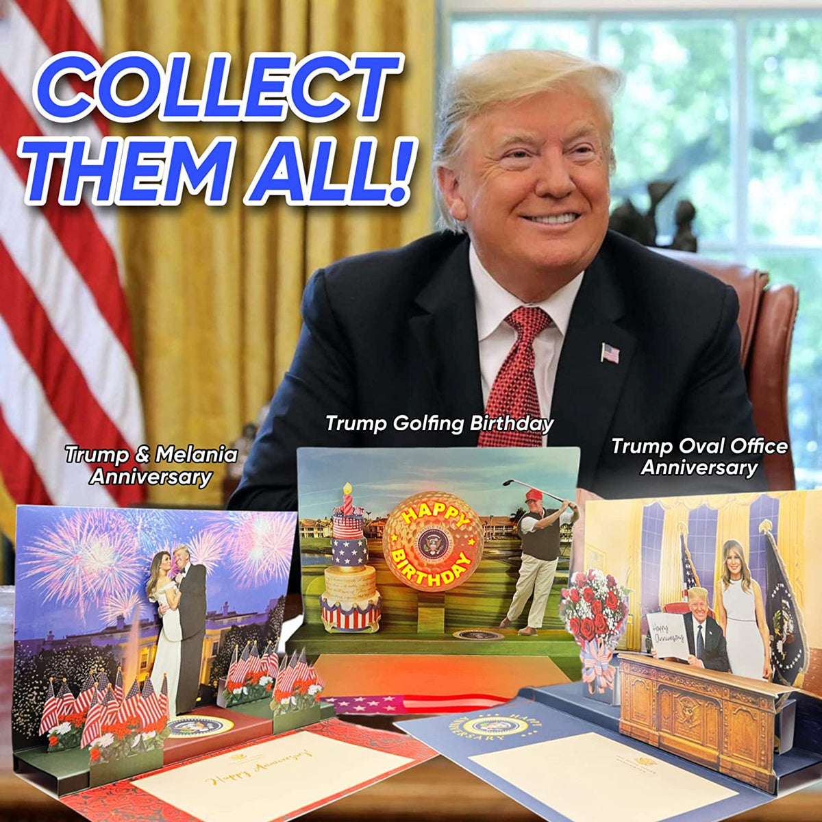 Talking Donald Trump Christmas Card - Funny Donald Trump Gifts for Dad 