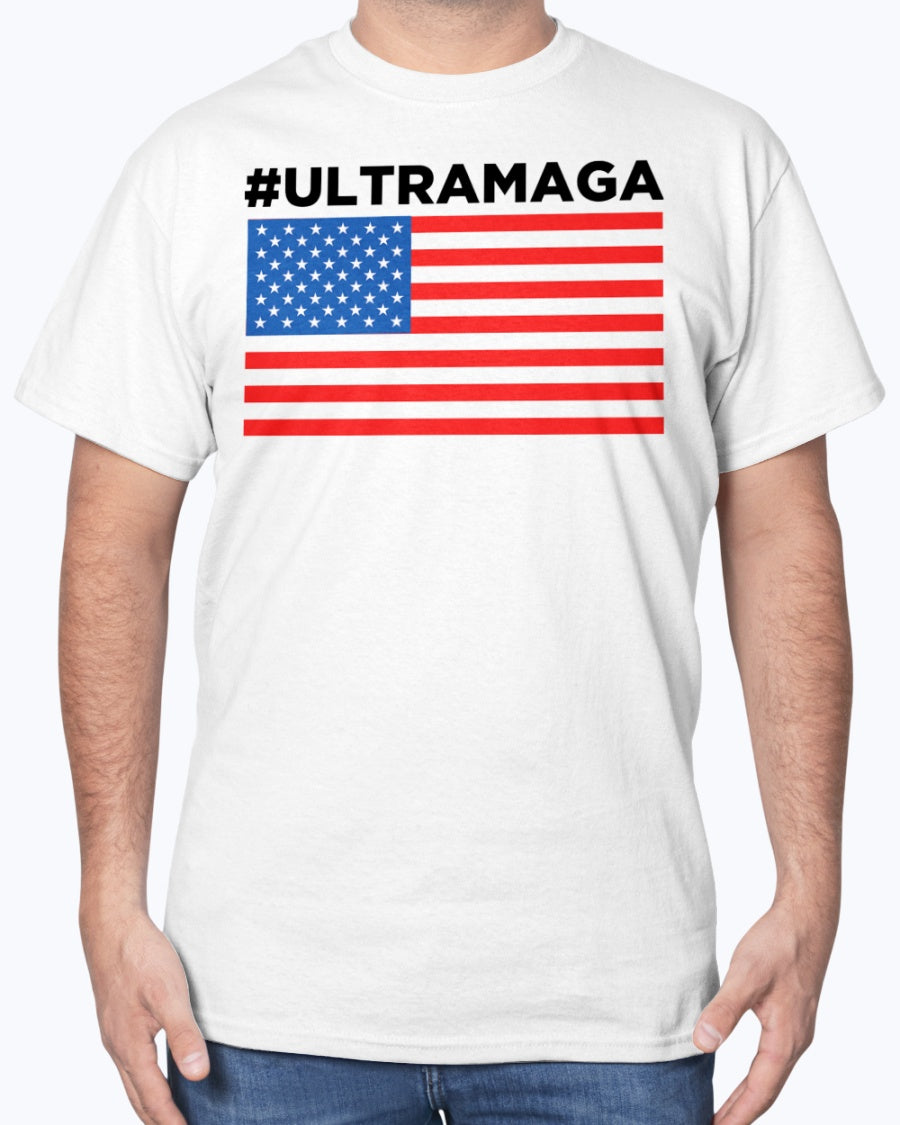 Trump 2024 Ultra Maga American Patriotic US Flag 4th Of July Shirt