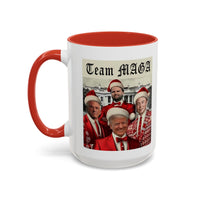 Team MAGA Trump Elon JD RFK Jr Christmas Coffee Mug