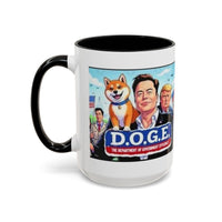 D.O.G.E. Elon Musk Department of Government Efficiency Coffee Mug