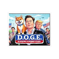 D.O.G.E. Department of Government Efficiency Sticker