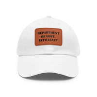 Department of Government Efficiency (DOGE) Leather Patch Hat