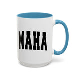 'MAHA' Large Coffee Mug  - Make America Healthy Again Ceramic Cup 15oz