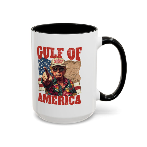 Gulf of America Large Ceramic Coffee Mug - Trump