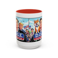 D.O.G.E. Elon Musk Department of Government Efficiency Coffee Mug