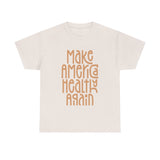 Make America Healthy Again Text Slogan T-Shirt RFK Jr Trump