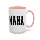 'MAHA' Large Coffee Mug  - Make America Healthy Again Ceramic Cup 15oz