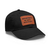 Department of Government Efficiency (DOGE) Leather Patch Hat