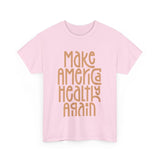 Make America Healthy Again Text Slogan T-Shirt RFK Jr Trump