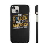 Golden Age of America iPhone Cover Case