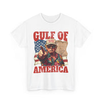 Gulf of America T-Shirt - with Trump earing MAGA hat