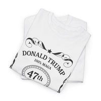 Donald Trump 47 Whiskey Label T-shirt Inauguration Jan 2025