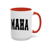 'MAHA' Large Coffee Mug  - Make America Healthy Again Ceramic Cup 15oz