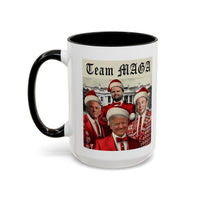 Team MAGA Trump Elon JD RFK Jr Christmas Coffee Mug