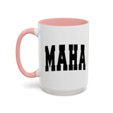 'MAHA' Large Coffee Mug  - Make America Healthy Again Ceramic Cup 15oz