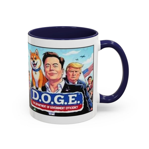 D.O.G.E. Elon Musk Department of Government Efficiency Coffee Mug