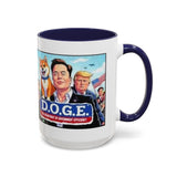 D.O.G.E. Elon Musk Department of Government Efficiency Coffee Mug