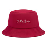 We The People Embroidered Bucket Hat