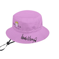 Pink MAGA Super Hero Bucket Hat for Women