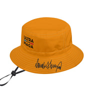 Trump 2024 Summer Fishing Hat Ultra MAGA Bucket Hat - Orange