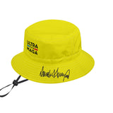 Ultra MAGA Yellow Bucket Fishing Hat for Summer w/ Signature Bill