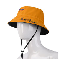 Trump 2024 Bucket Hat for Summer Signature Bill Orange