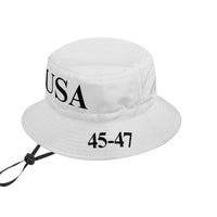 USA Bucket Hat 45-47 on Side Donald Trump