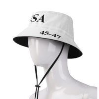 USA Bucket Hat 45-47 on Side Donald Trump