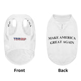 Make America Great Again 45-47 Pet Hoodie White