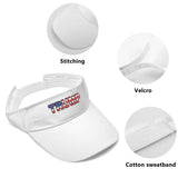 USA Patterned Trump Sun Visor Caps