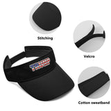 USA Patterned Trump Sun Visor Caps