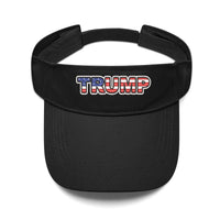 USA Patterned Trump Sun Visor Caps