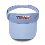 USA Patterned Trump Sun Visor Caps