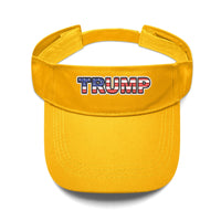 USA Patterned Trump Sun Visor Caps