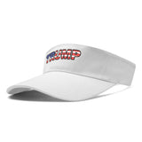 USA Patterned Trump Sun Visor Caps