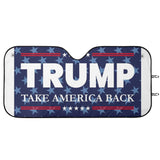 Trump - Take America Back - Car or Truck Sunshade