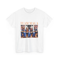 Team MAGA Trump JD Vance Elon and RFK Jr Cowboys Western on White House Porch T-shirt