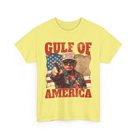 Gulf of America T-Shirt - with Trump earing MAGA hat