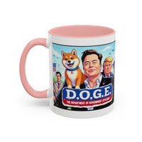 D.O.G.E. Elon Musk Department of Government Efficiency Coffee Mug