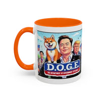 D.O.G.E. Elon Musk Department of Government Efficiency Coffee Mug