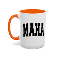 'MAHA' Large Coffee Mug  - Make America Healthy Again Ceramic Cup 15oz