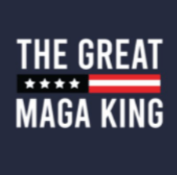 The Great MAGA King Lawn Sign - Trump 2024 Yard Sign w/ Stake