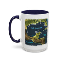 Gulf of America Map Coffee Mug - Large 15oz Ceramic Cup