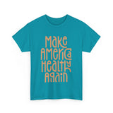 Make America Healthy Again Text Slogan T-Shirt RFK Jr Trump