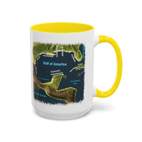 Gulf of America Map Coffee Mug - Large 15oz Ceramic Cup