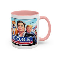 D.O.G.E. Elon Musk Department of Government Efficiency Coffee Mug