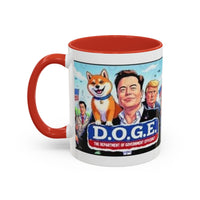 D.O.G.E. Elon Musk Department of Government Efficiency Coffee Mug