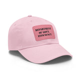 Department of Government Efficiency (DOGE) Leather Patch Hat